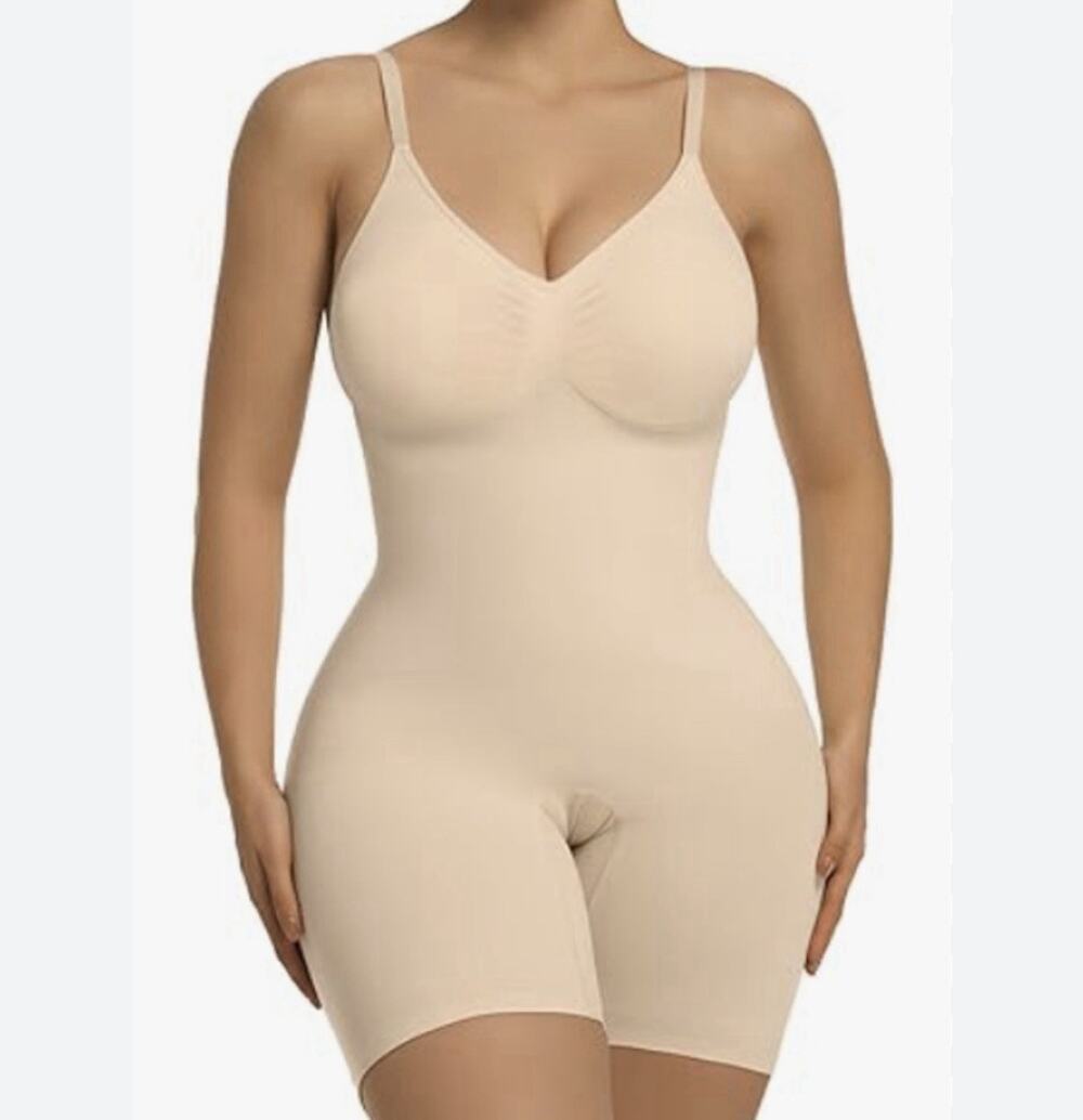 Sensil Womens Full Body Shaper Nude Seamless Invisible Shapewear NWT Size M L